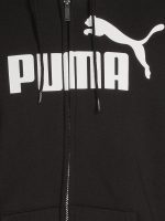 Puma Men's and Big Men's Essential Logo Full Zip Fleece Hoodie, Sizes up to XXL - Image 2