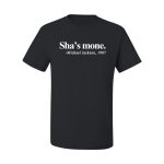 Black and Proud Sha's Mone. Michael Jackson 1987 Men's Graphic T-Shirt, Black, Small - Image 2
