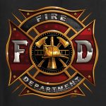 Wild Bobby, Firefighter Maltese Fire Department Patriotic Eagle Unisex Hoodie Sweatshirt, Black, Small - Image 5