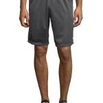 Hanes Sport Men's and Big Men's 9" Athletic Mesh Shorts with Pockets, up to size 2XL